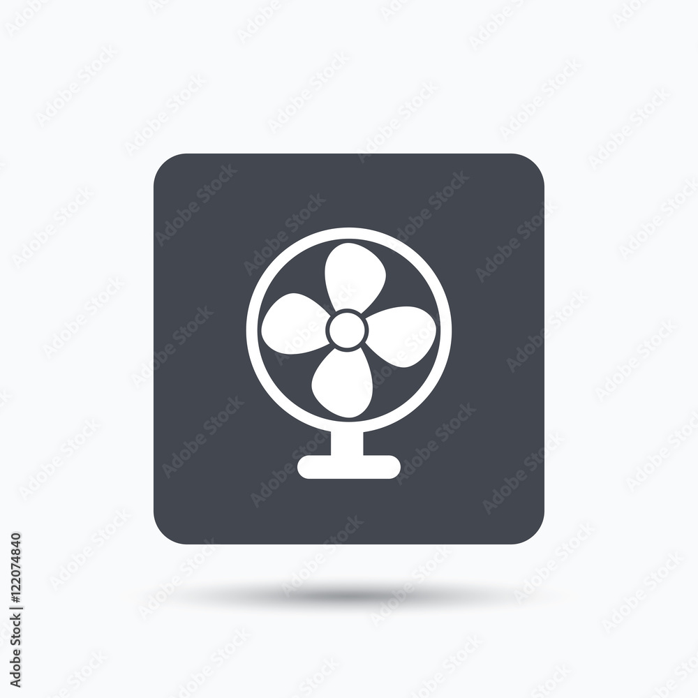 Ventilator icon. Air ventilation or fan sign. Ventilator icon. Air ventilation or fan sign.