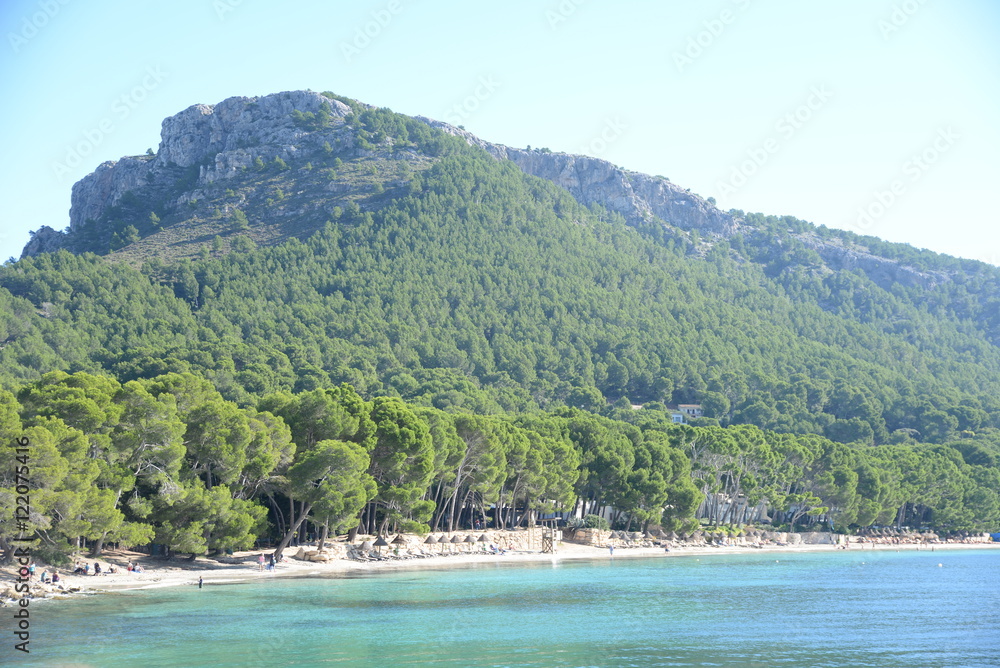 Strand an der Formentor-Halbinsel, Mallorca Strand an der Formentor-Halbinsel, Mallorca