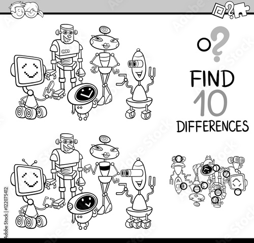 differences game for coloring
