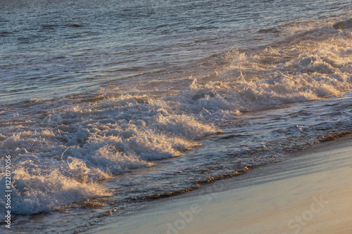 Ocean waves on the beach