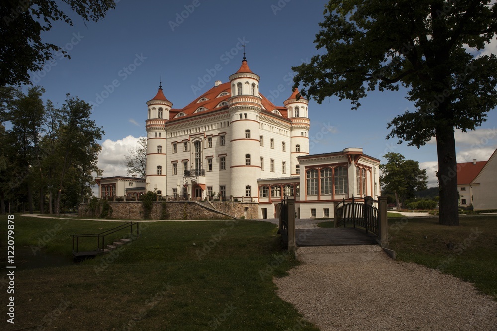 Fototapeta premium Palace in Wojanow, Poland