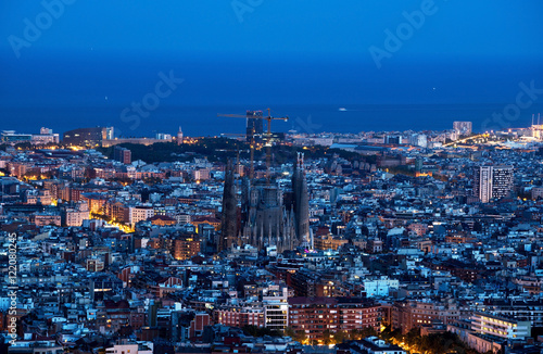Barcelona skyline, Spain © Iakov Kalinin