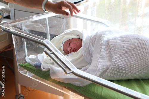 Newborn baby in hospital