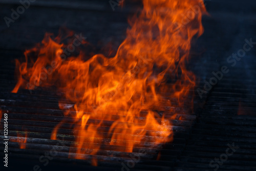 Obraz na płótnie Fire flames w salonie