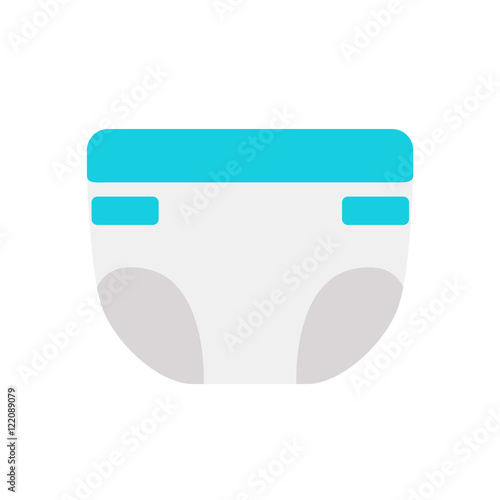 diaper icon. pampers icon flat design