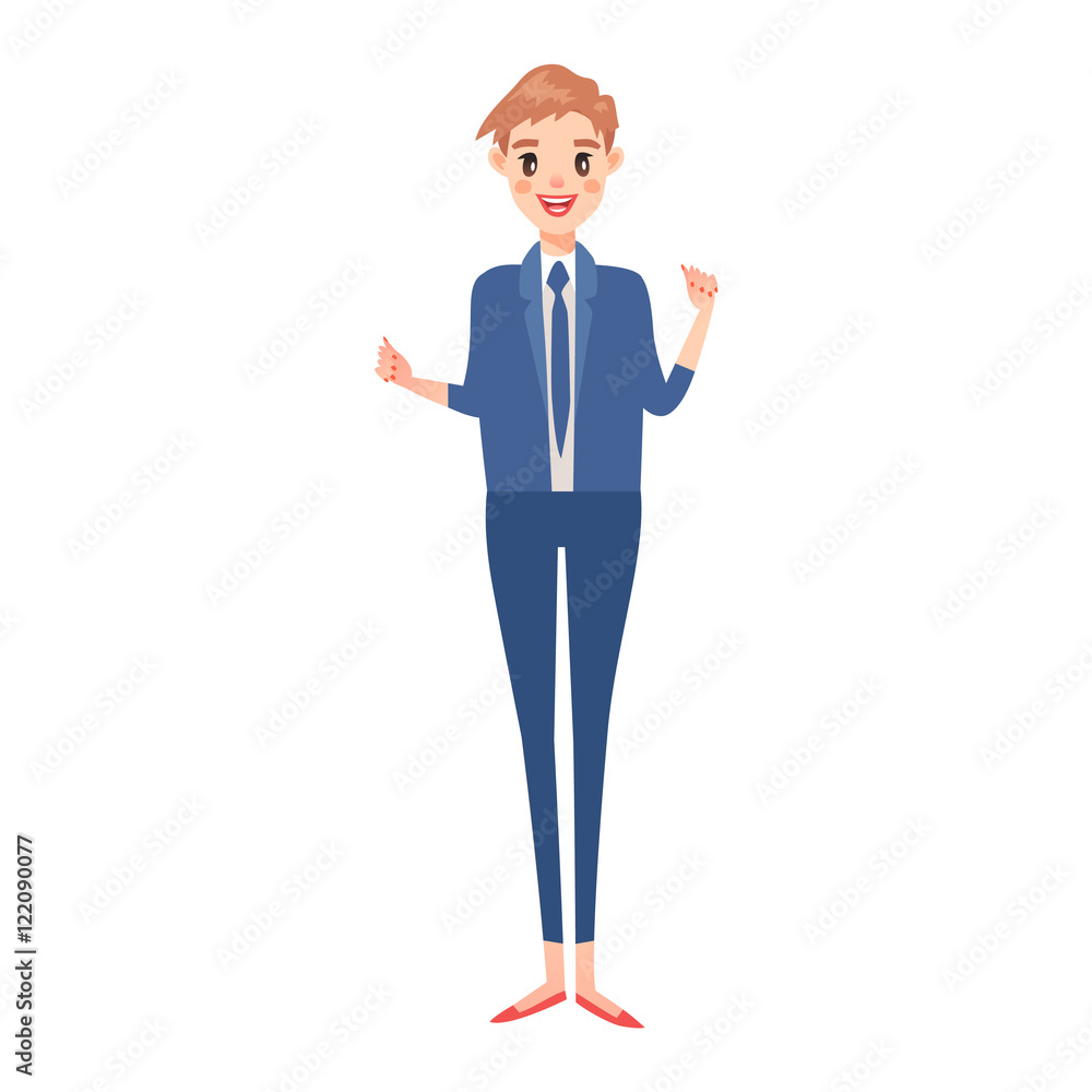 Fototapeta premium Business woman silhouette