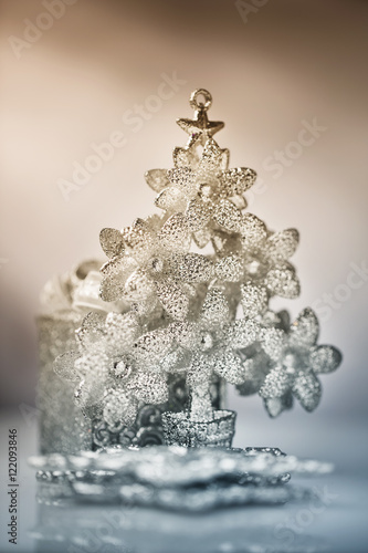 Christmas decorations, closeup