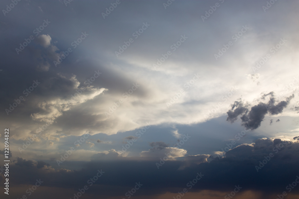 beautiful sky with clouds in the evening beautiful sky with clouds in the evening
