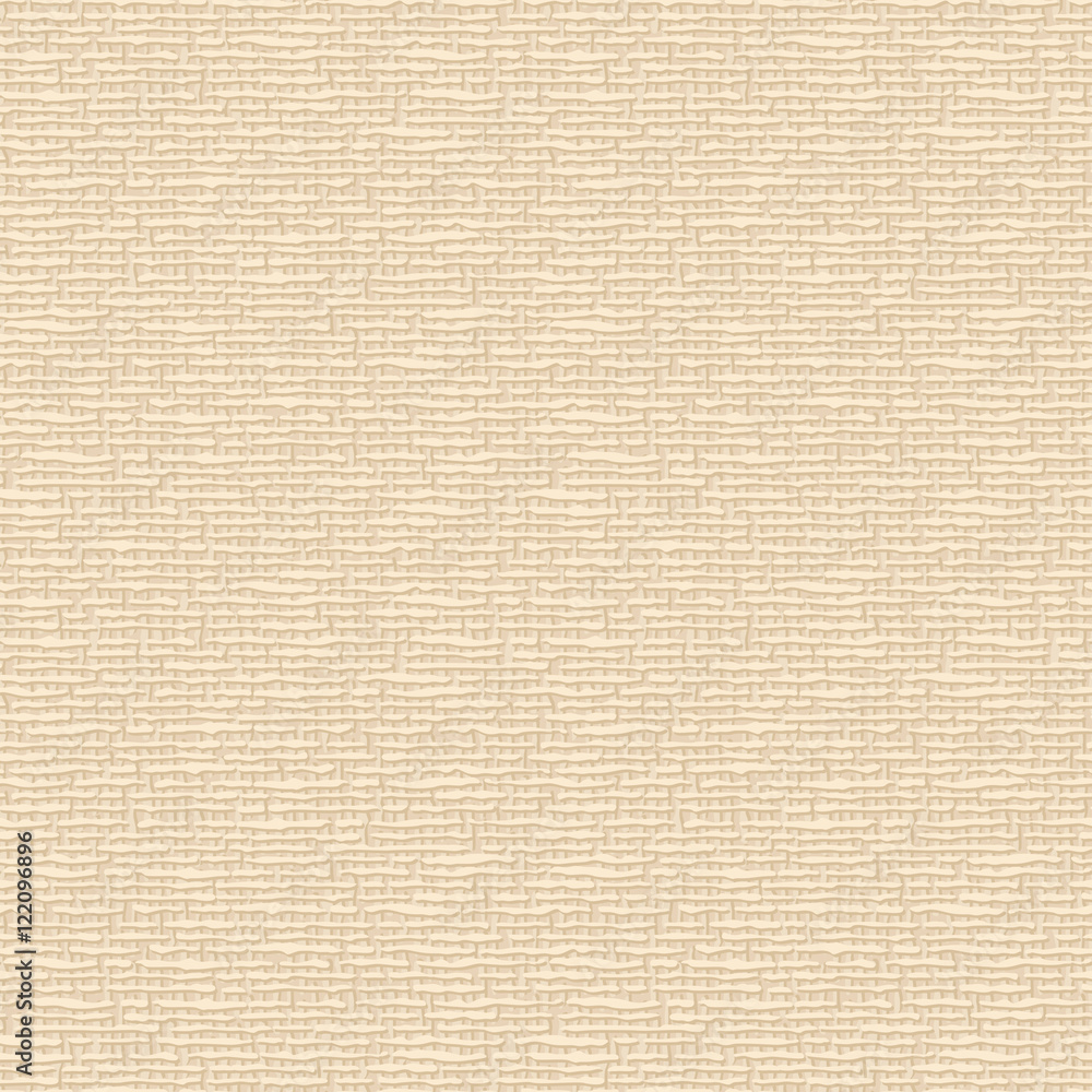 Beige canvas fabric texture. Vector seamless background. Beige canvas fabric texture. Vector seamless background.