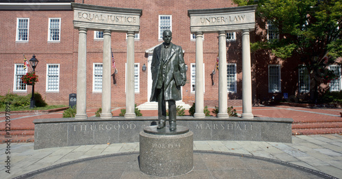 Thurgood Marshall Statue. photo