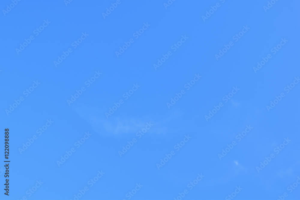 Real clear blue sky no cloud for background