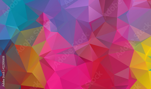 Triangle pattern background. Colorful mosaic banners. Vector ill