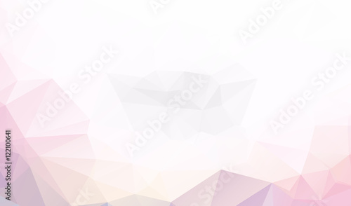 Multicolor blue, yellow, orange polygonal illustration, which co