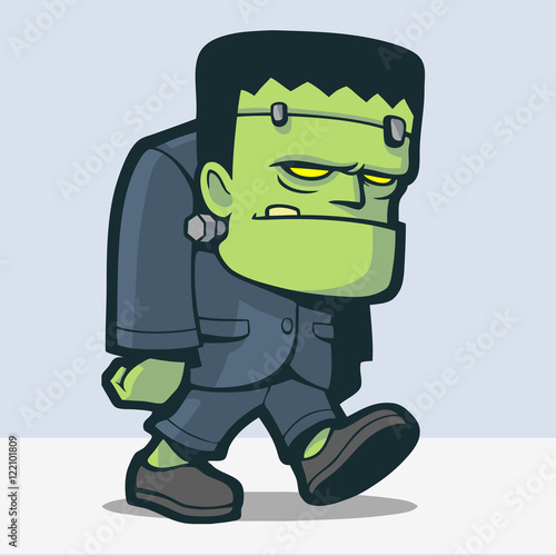 Cute Frankenstein Cartoon