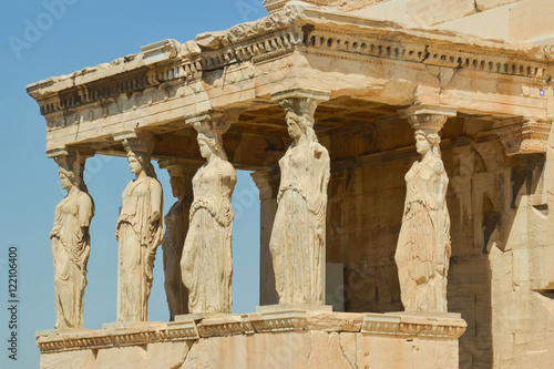 caryatids Athens Greece