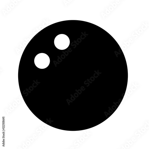 Squash Ball icon illustration design