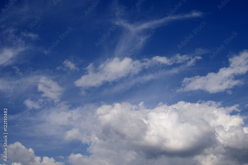 Blue Sky with Clouds