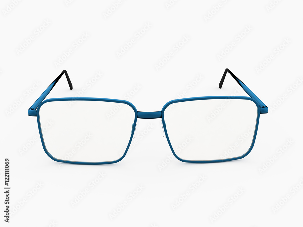 Glases on white background isolated Glases on white background isolated