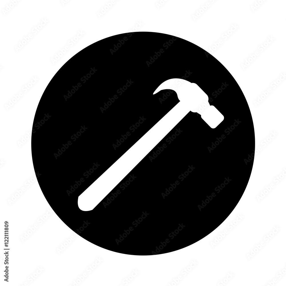 hammer icon Illustration design hammer icon Illustration design