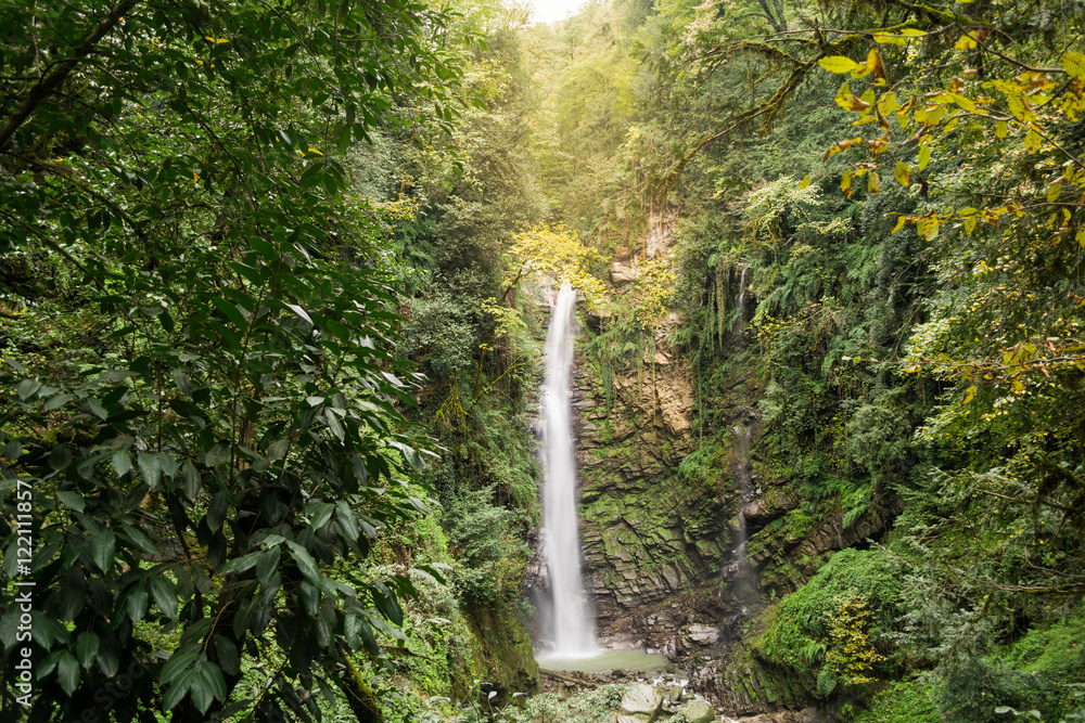 Fototapeta premium Gazou Waterfall, Mazandaran, Iran