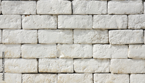 vintage white brickwall