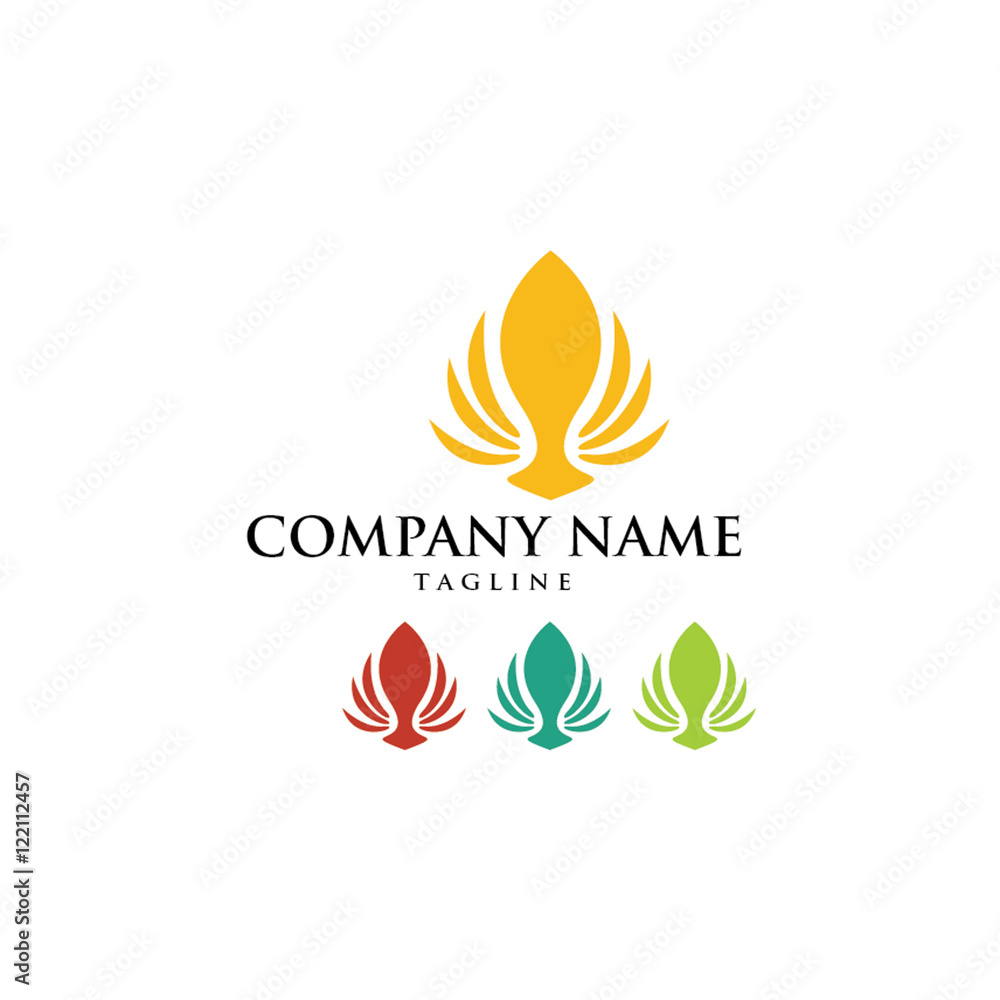 Yoga Namaste Om Pilates Logo Icon Vector Yoga Namaste Om Pilates Logo Icon Vector