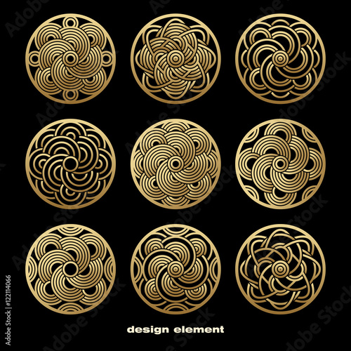 Abstract design elements set.