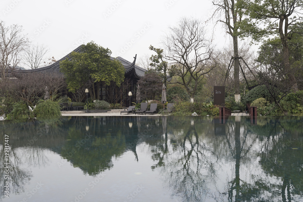 Obraz premium Chinese style garden