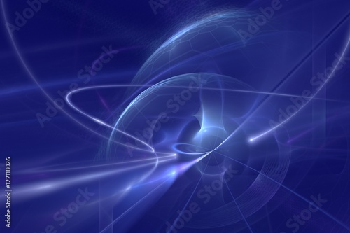 Impulse - Blue Modern Abstract Background 