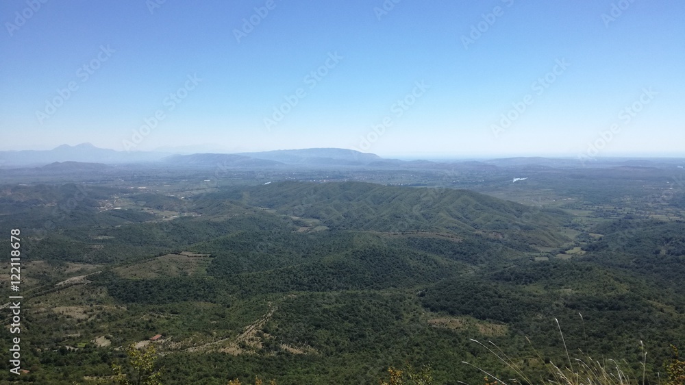 Landschaft - Blick von Montenegro nach Albanien