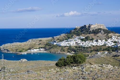 Overall view of Lindos, Rhodes