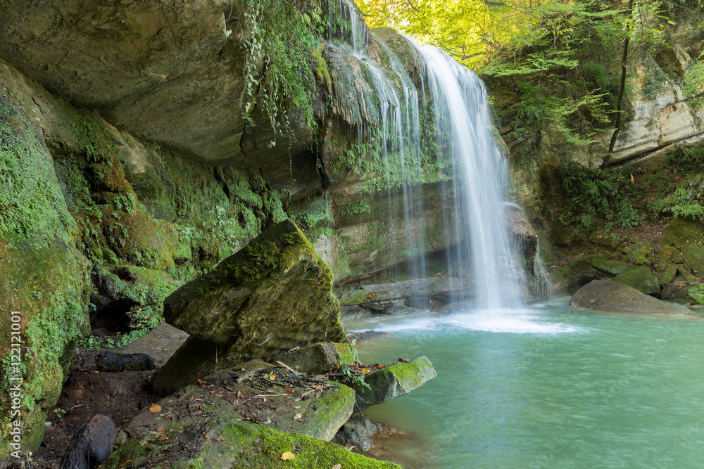 Fototapeta premium Tirkan Waterfall, Mazandaran, Iran