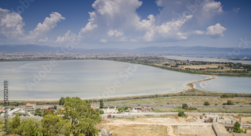 Viewpoint of Monte Urpinu in Cagliari, Italy