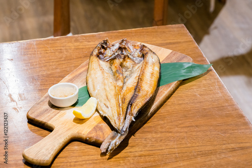 Grilled Fish or Shimahokke Japanese Style
 photo
