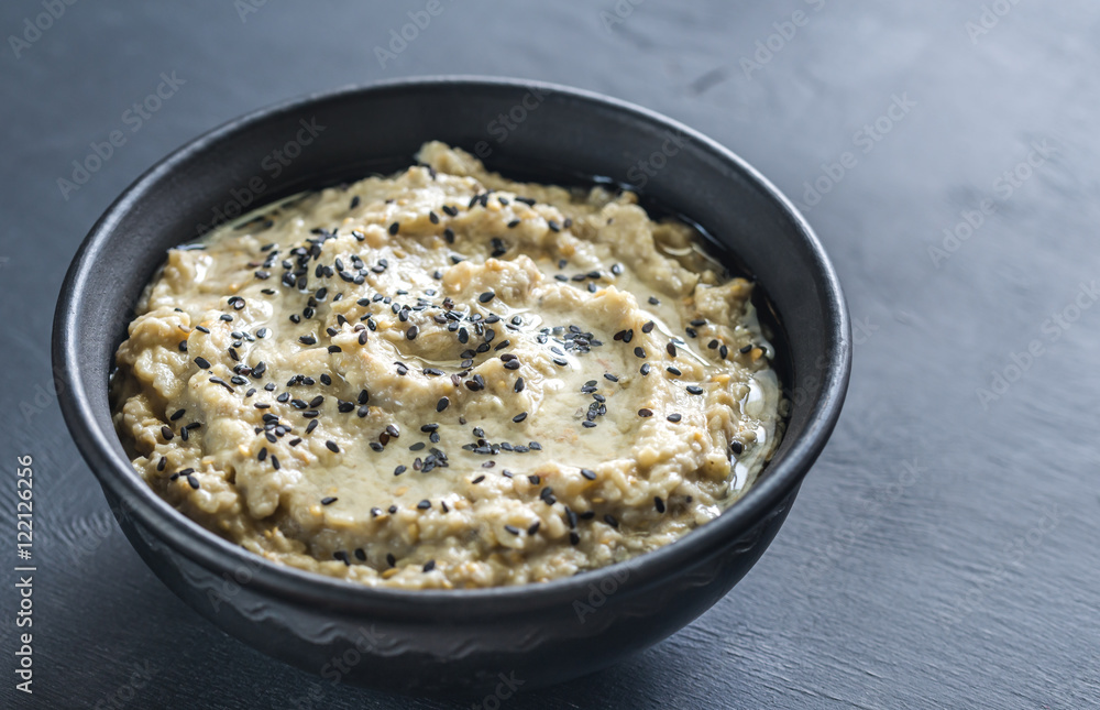 Bowl of baba ghanoush Bowl of baba ghanoush