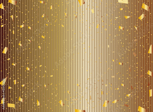金箔　ストライプ木目背景　
