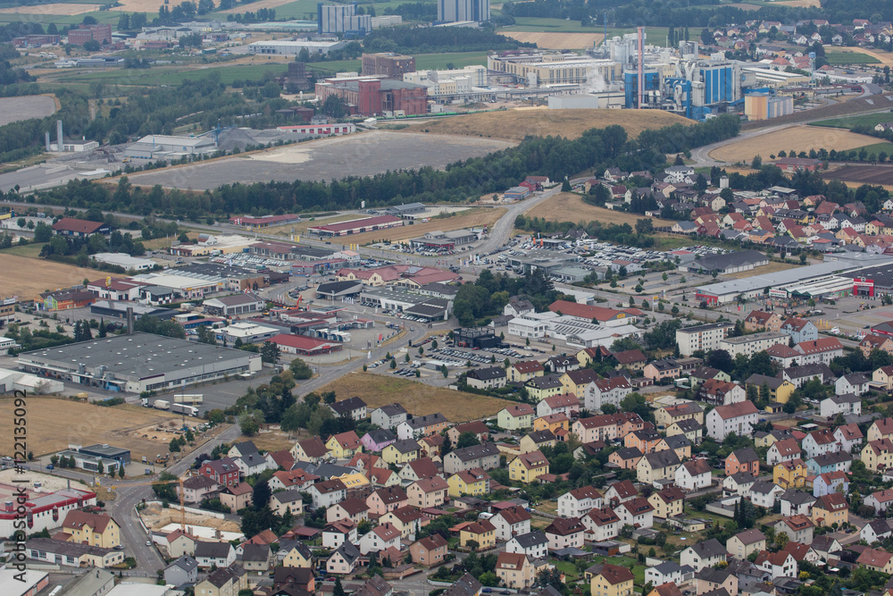 aerial view of Schwandorf