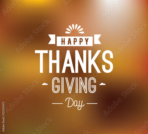 Thanksgiving day typography set.