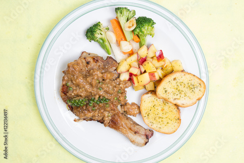 Pork chop steak