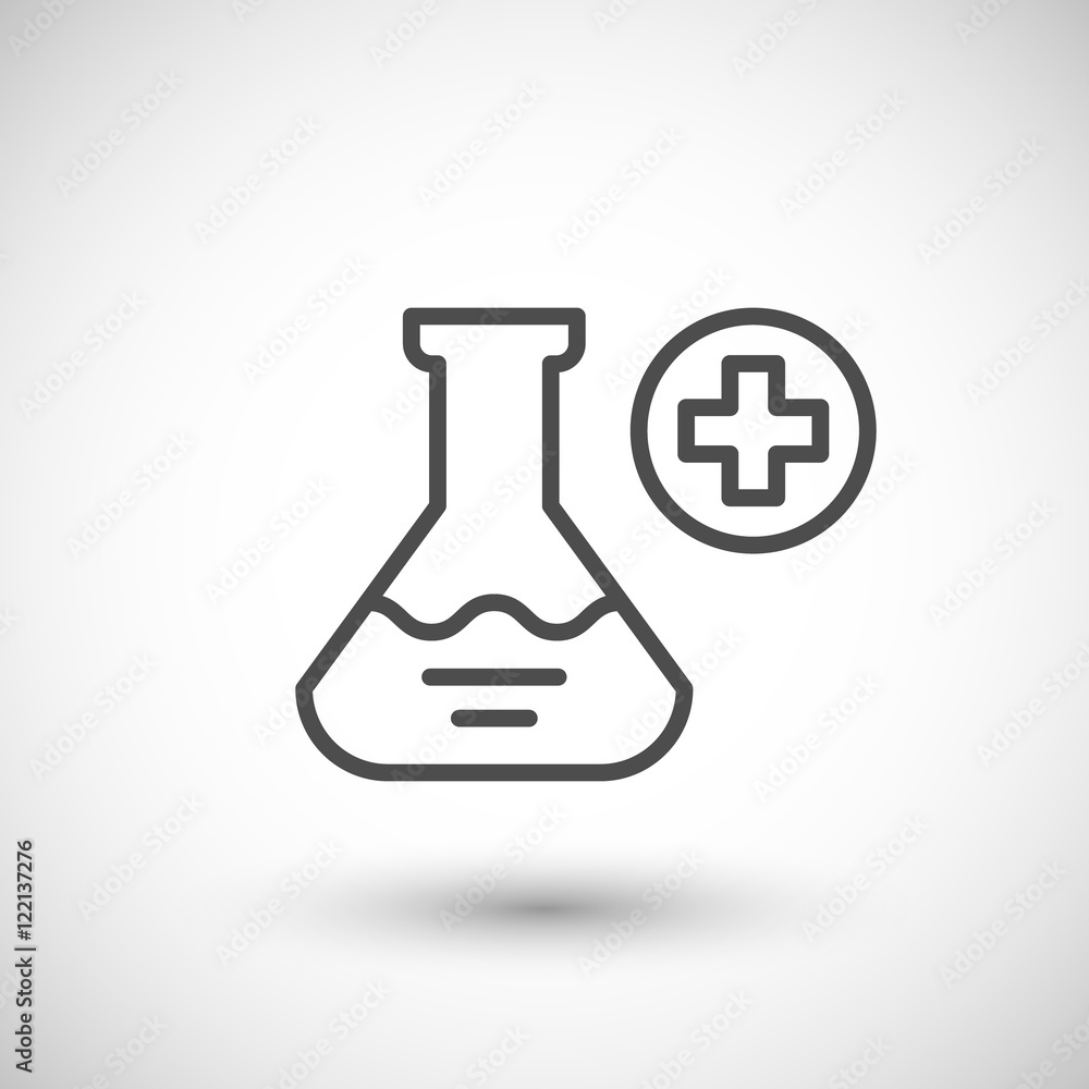 Medical flask icon Medical flask icon