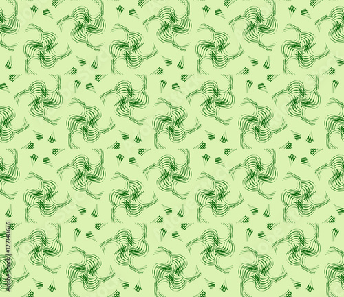 flower abstract seamless pattern. geometry idea. vector