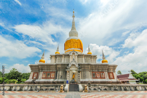 Phrathat Nadoon or Nadoon Stupa in Maha-Sarakham Province northeast of Thailand