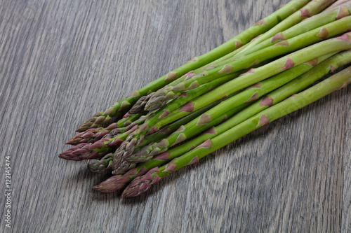 Raw asparagus