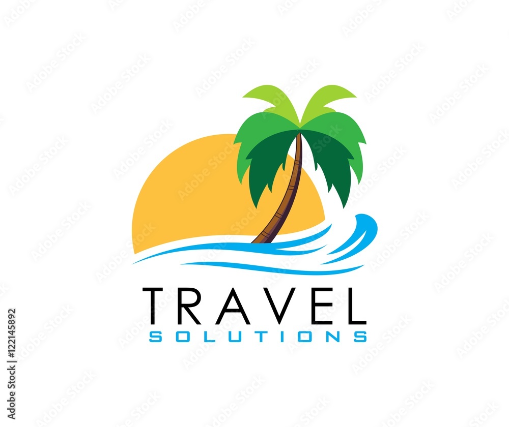 Obraz premium Beach logo