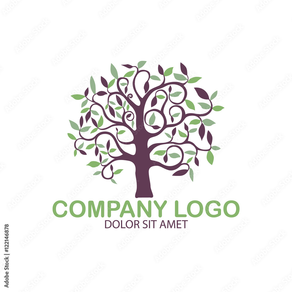 Obraz premium GREEN LOGO THEME