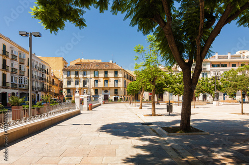 Plaza de la Merced  Malaga  Andalusia province  Spain.