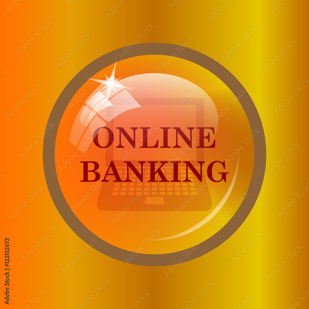 Obraz premium Online banking icon