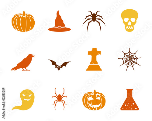 Halloween Iconset - Orange