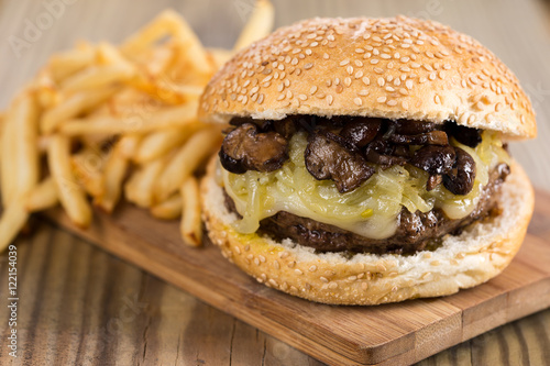 Mushroom burger