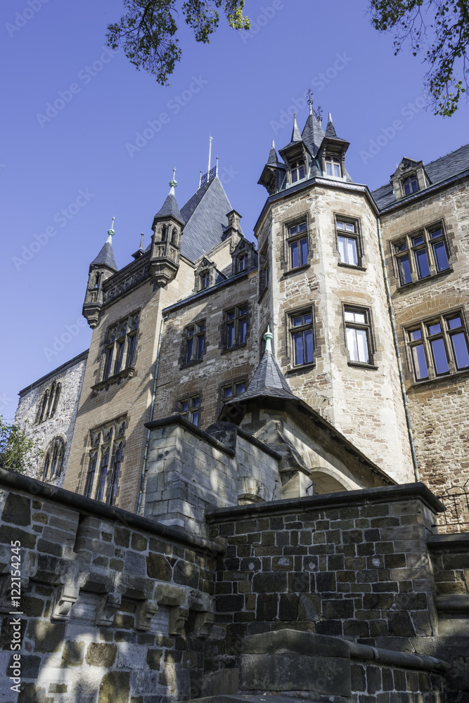 castle of wernigerode in germany